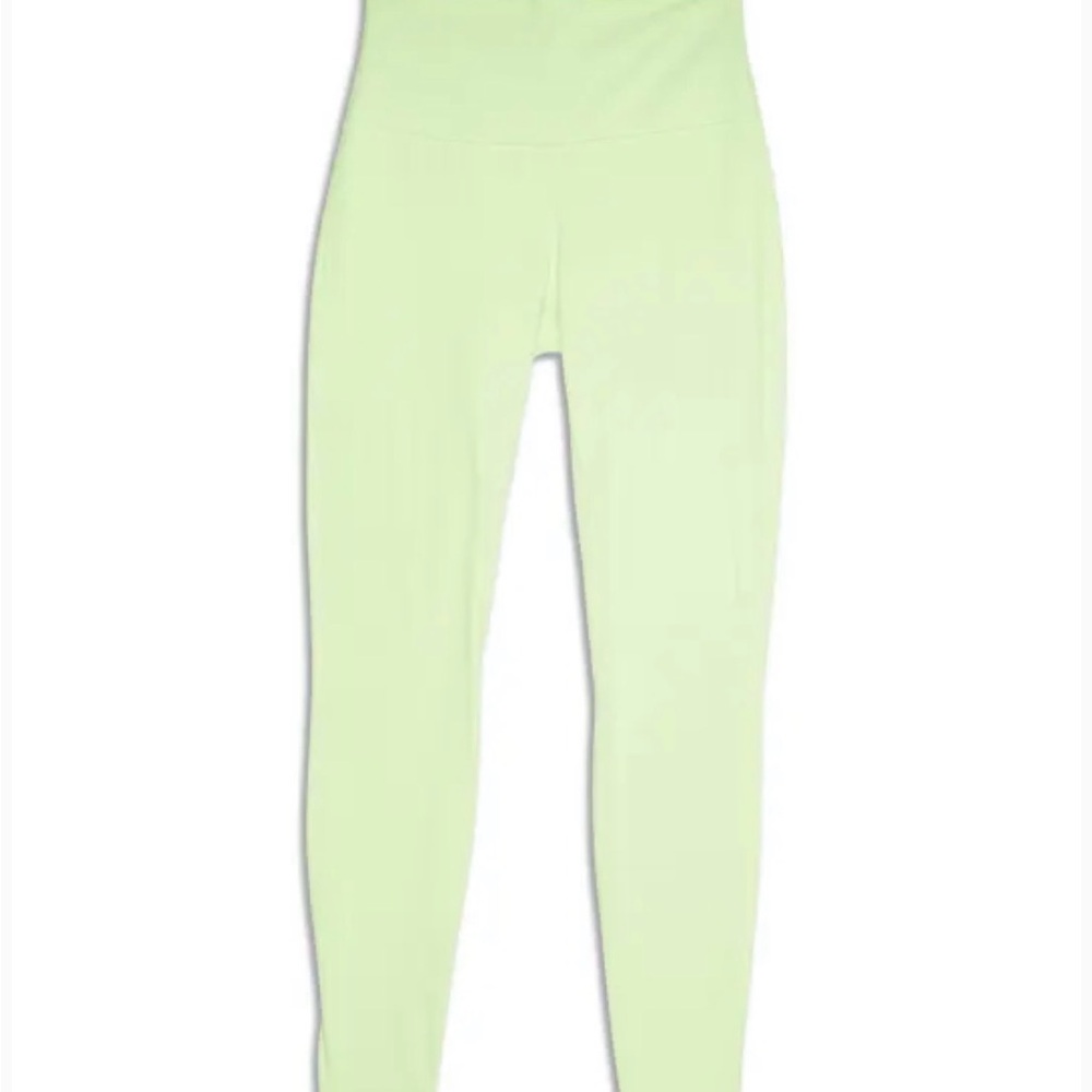 lululemon athletica Light Green “ Faded Zap” Align Size 6